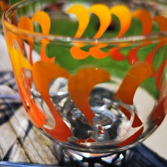 Vintage Condiment Caddy Orange & Yellow Design - Picture 4 of 15